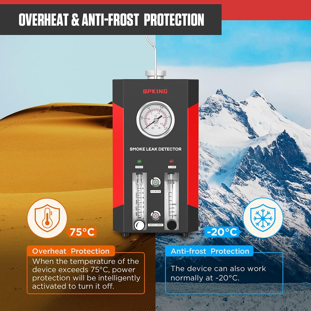 Automotive Smoke Leak Tester Detector I9377