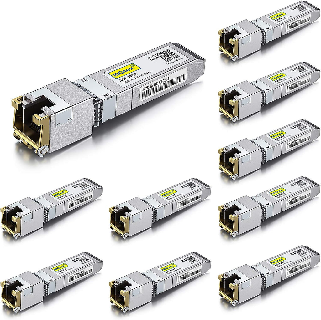 10GBase-T SFP+ Transceiver, RJ-45 SFP+ CAT.6a, up to 30 meters G8492