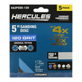 5 in. 120 Grit Ceramic Alumina Sanding Disc 5 Pack N663656