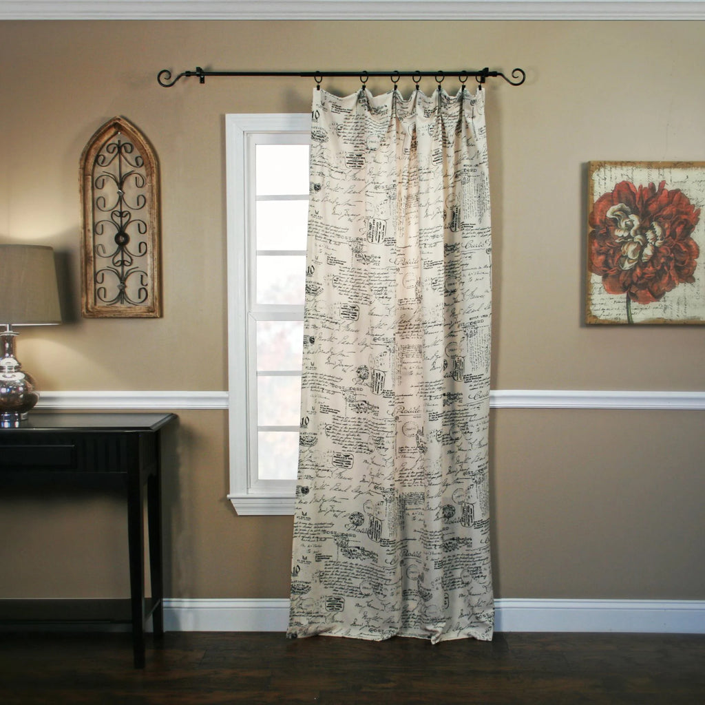 Crushed Taffeta Curtain Panel V935259