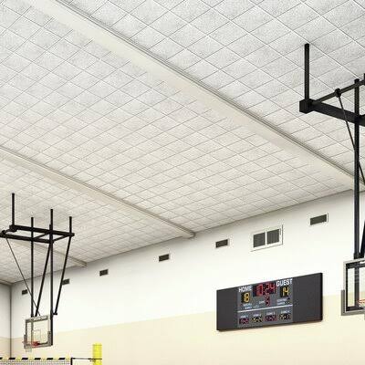 2 ft. x 2 ft. White Drop-In Wood Ceiling Tile L468