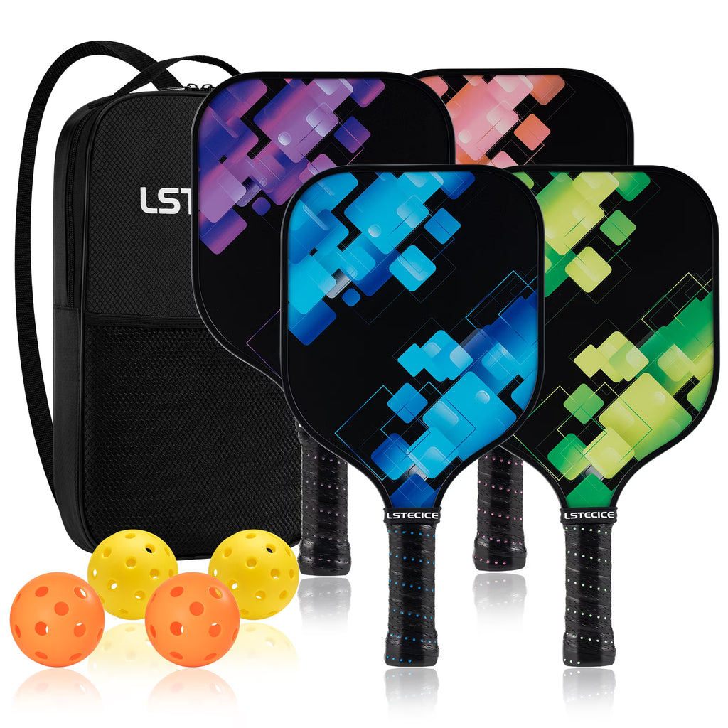 8oz Fiberglass Pickleball Paddles Set of 4 Z64602