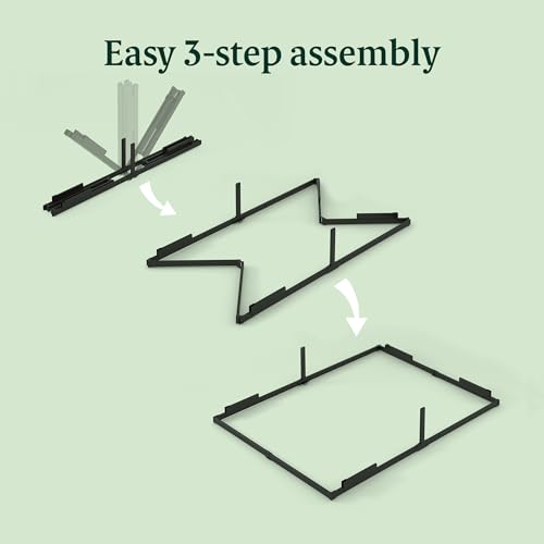 14 Inch Black Metal Platform Bed Frame, Twin R3753