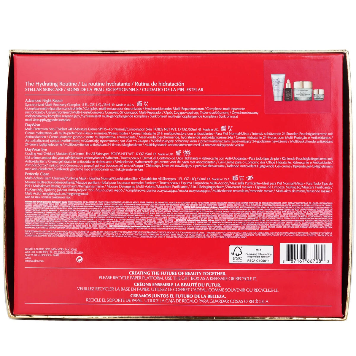 4pcs Hydrating Routine Set L867