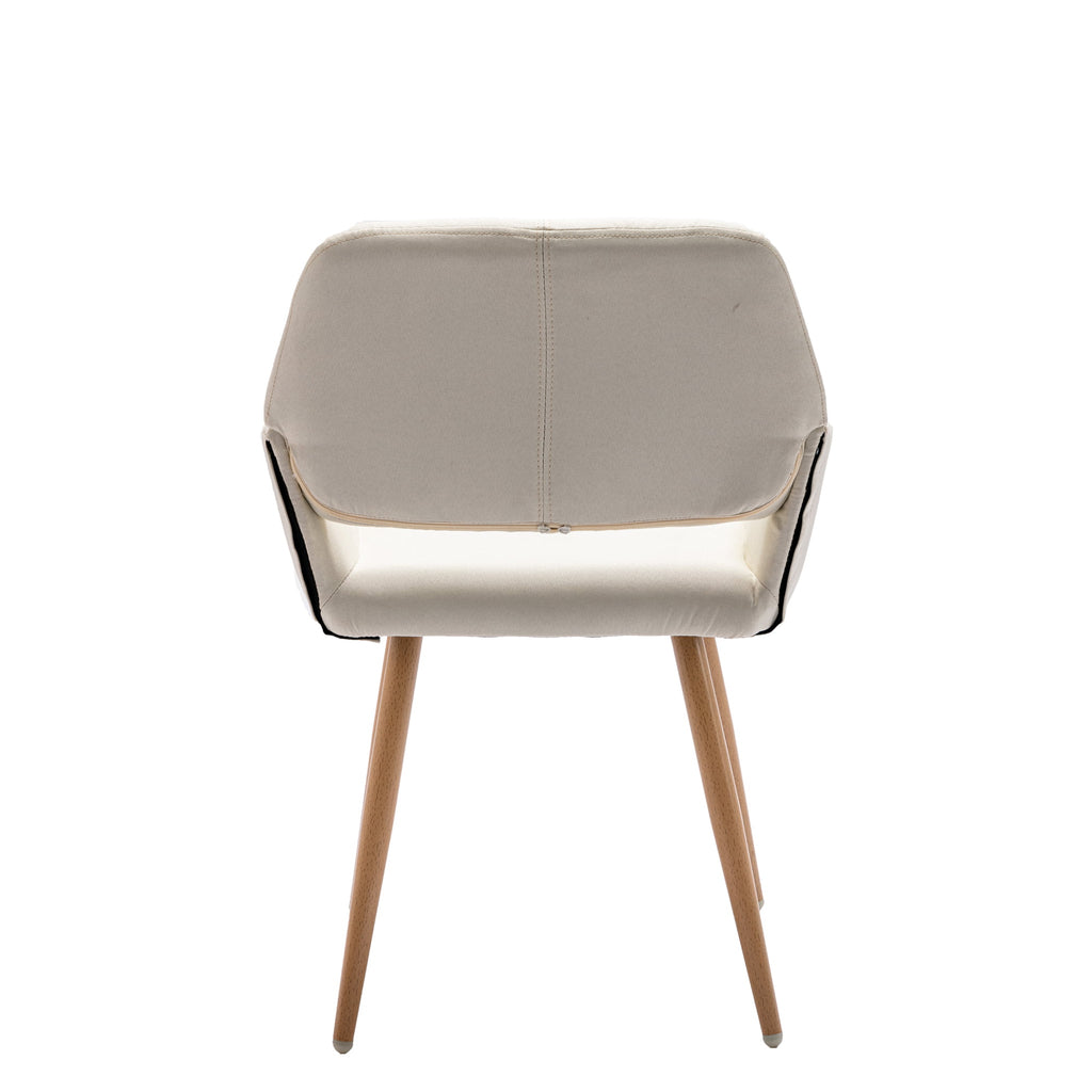 Modern Fabric Accent Chair with Metal Legs Y275423