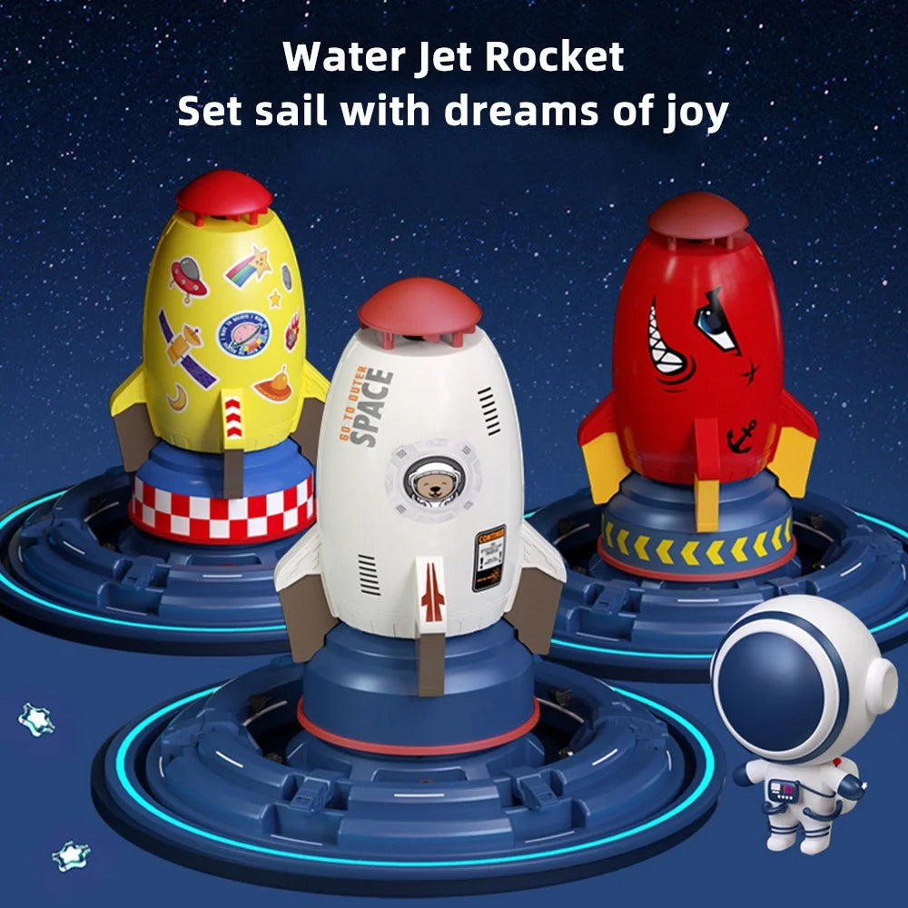 Rocket Water Sprinkler Toy for Garden Hose V6180