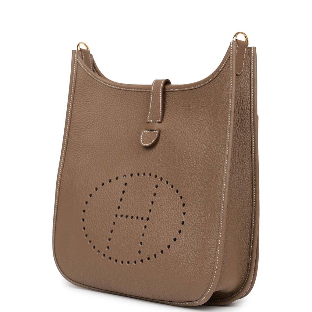 Etoupe Clemence Leather Bag P500