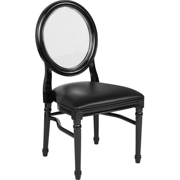 King Louis Dining Side Chair Black M612308