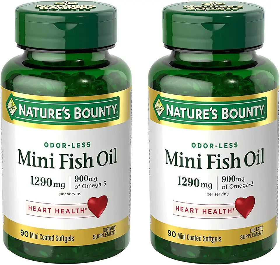 90 Mini Coated Softgels Omega-3 Fish Oil V27364