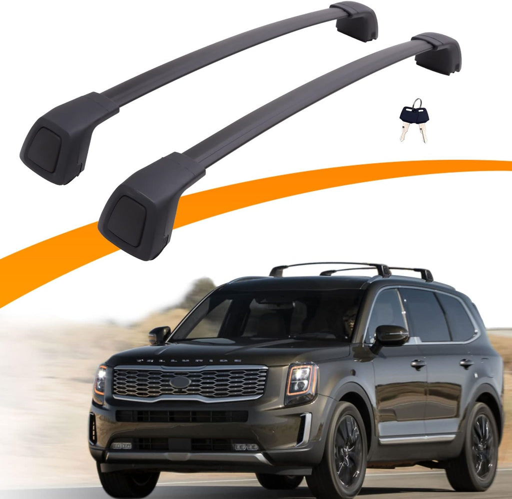 Black Roof Rack Cross Bars for Kia Telluride 2019-2022 E4451
