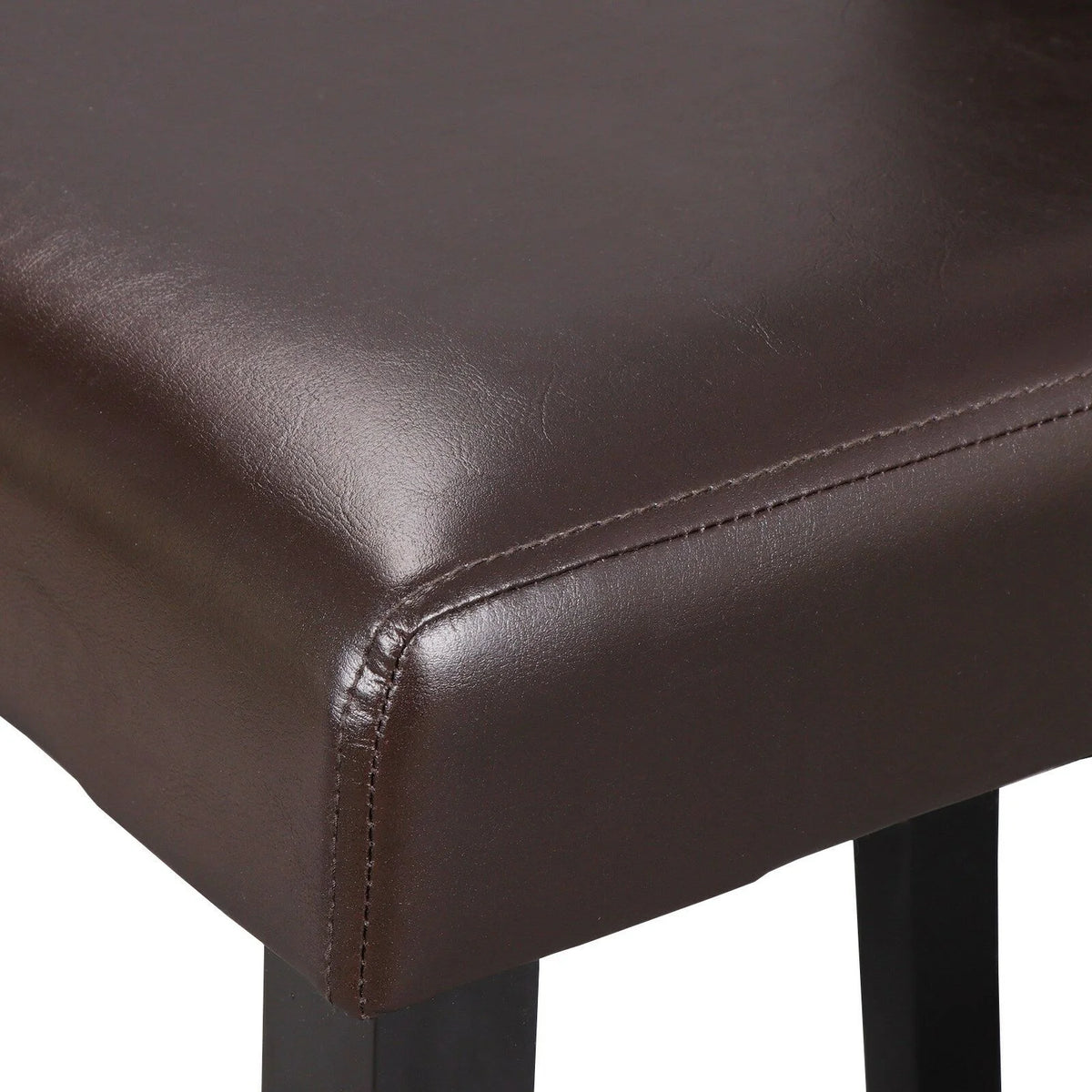 6 Pcs Brown Leather Dining Chair X654760