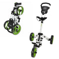White Green Folding Golf Push Cart L309