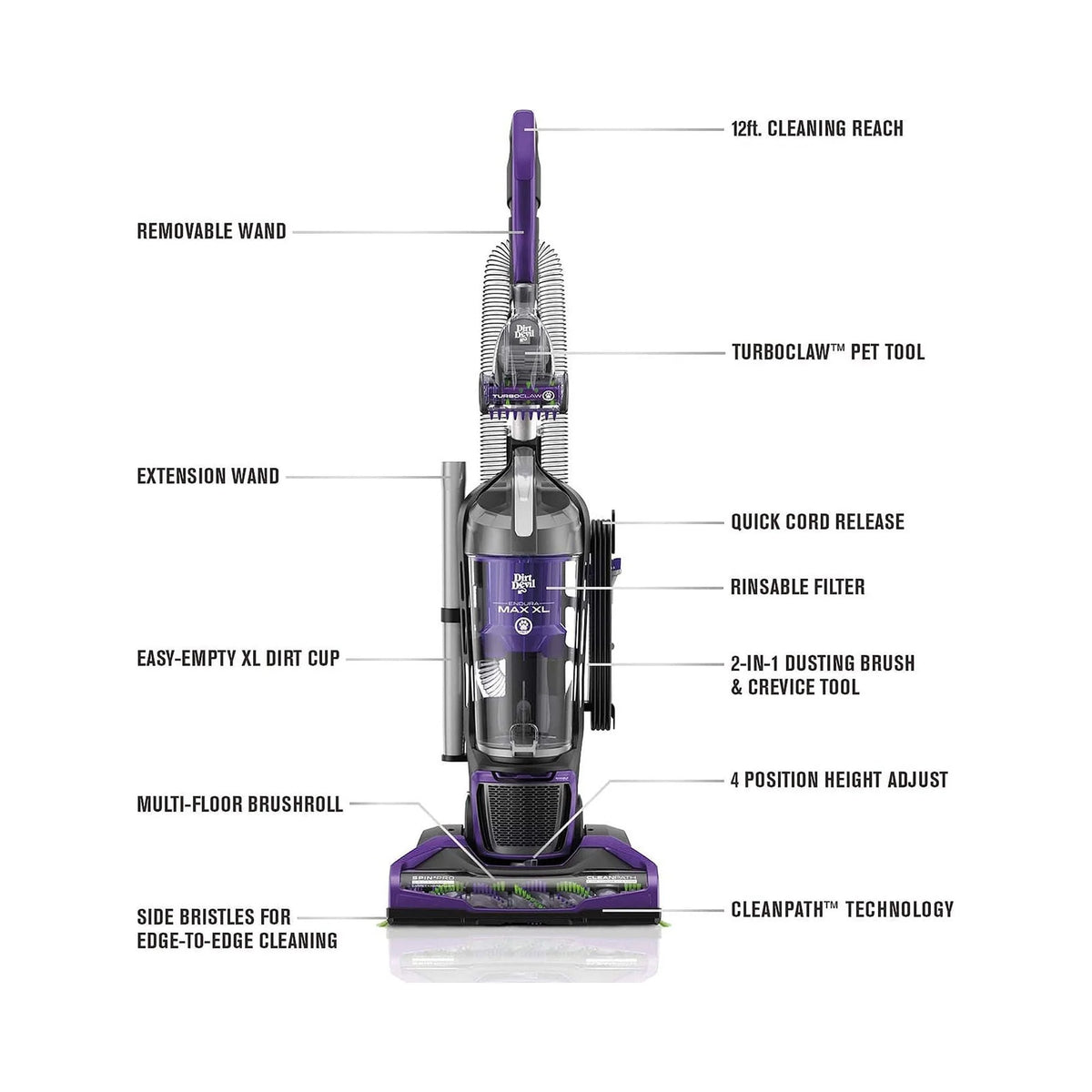 Bagless Upright Vacuum B911