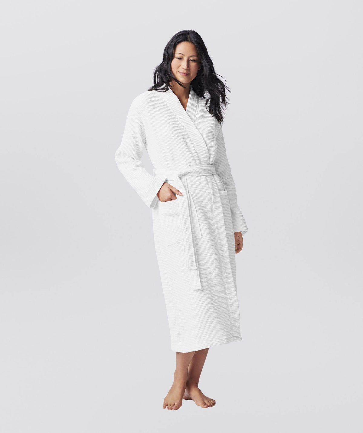Organic Waffle Robe O619973