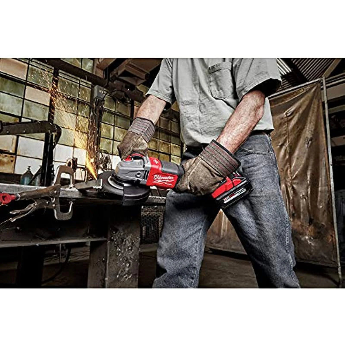 4-1/2 in. - 6 in. Braking Grinder with Paddle Switch C440830