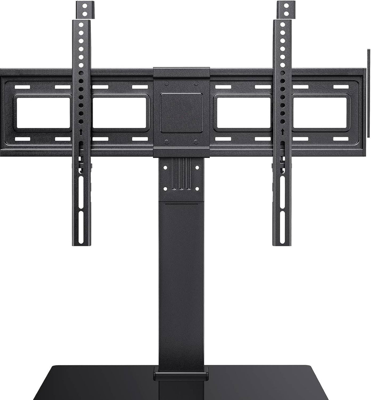 Universal Swivel TV Stand Base for 37 to 75 inch LCD LED TVs with Tempered Glass Base Z806