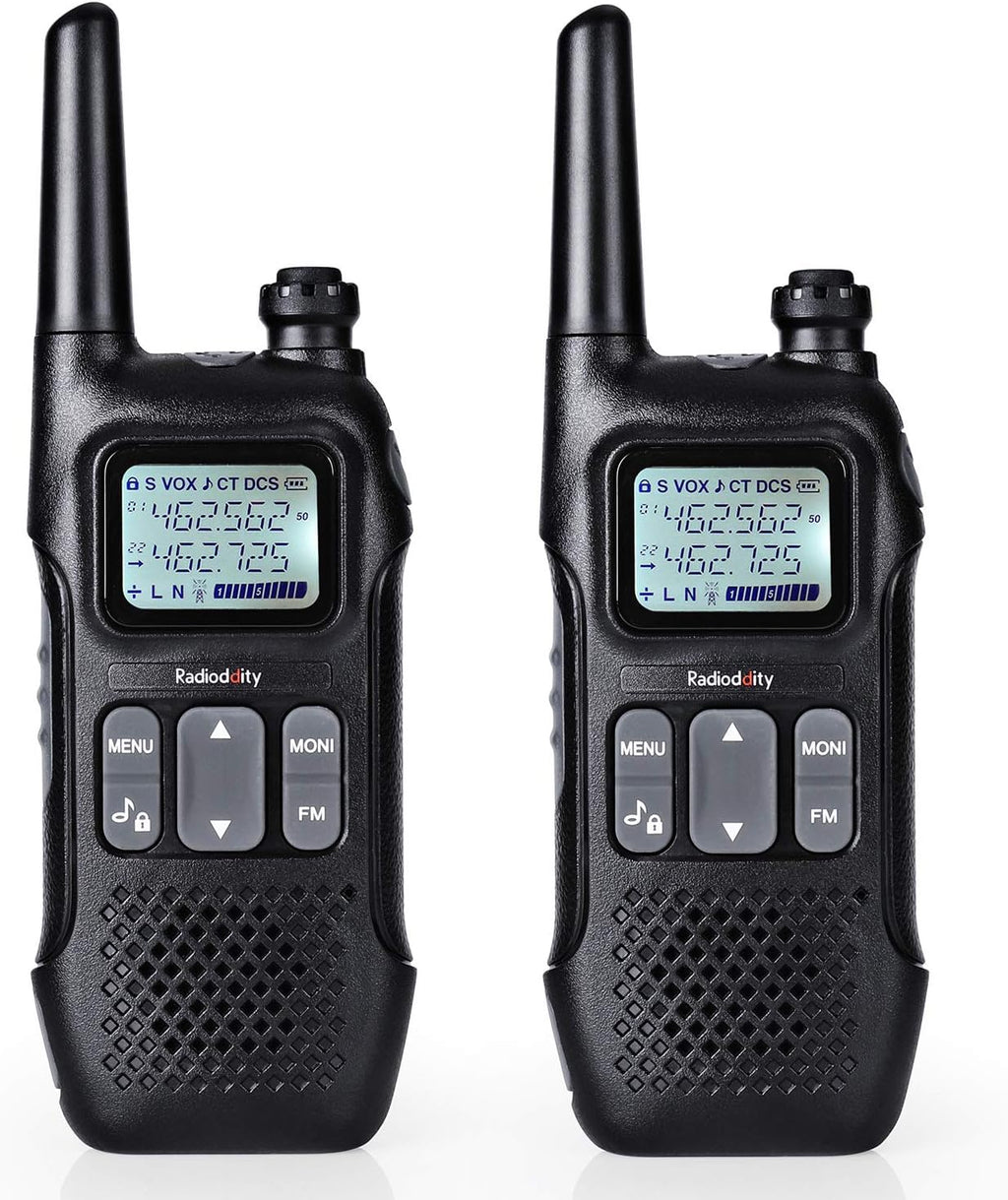 4 Pack FRS Two-Way Radio Walkie Talkies with Earpiece, USB Charging J4195