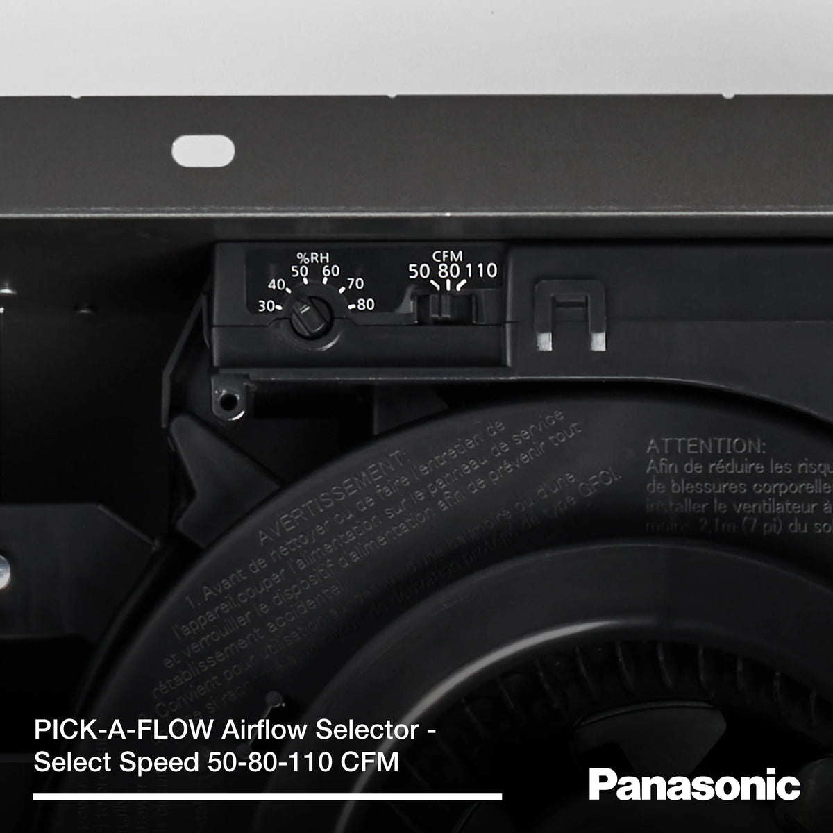 Quiet Ceiling Mount Ventilation Fan with Condensation Sensor G256