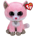 Pink Cat Glitter Eyes 9 inch E953