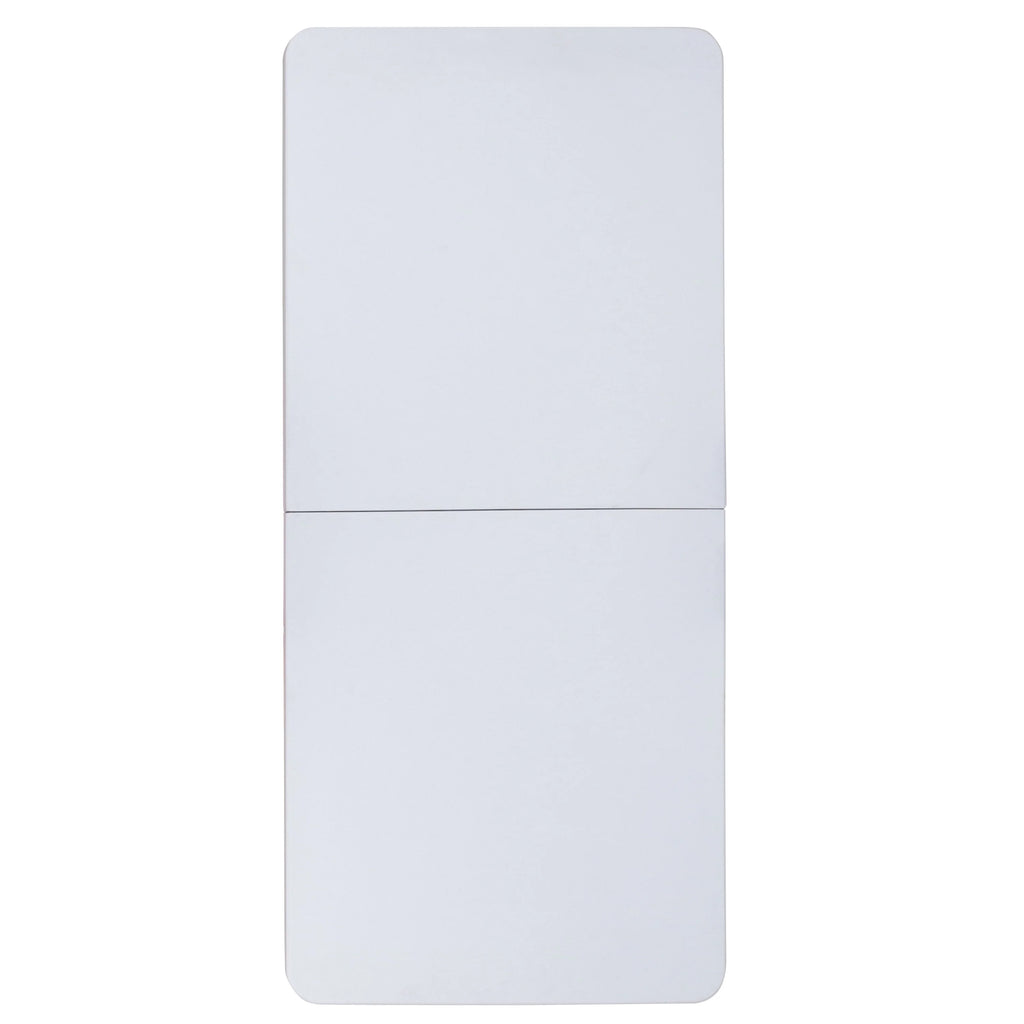 5-Foot Height Adjustable Bi-Fold Granite White Plastic Folding Table B382026