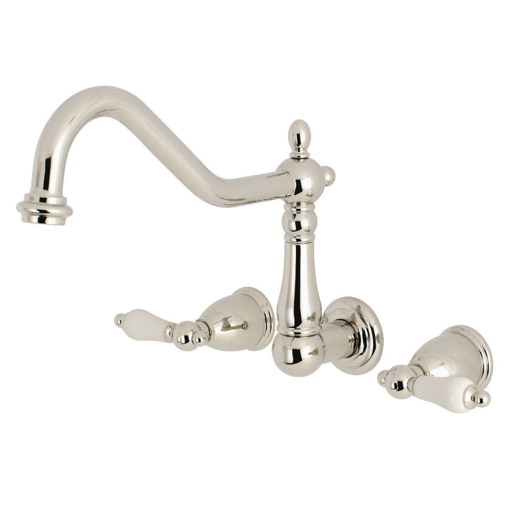 Polished Nickel Wall Mount Tub Filler W424