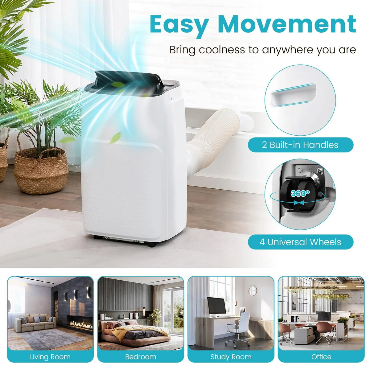 13000 BTU Smart Portable Air Conditioner & Heater V561061