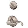 Satin Nickel Lever Inside Trim C90482