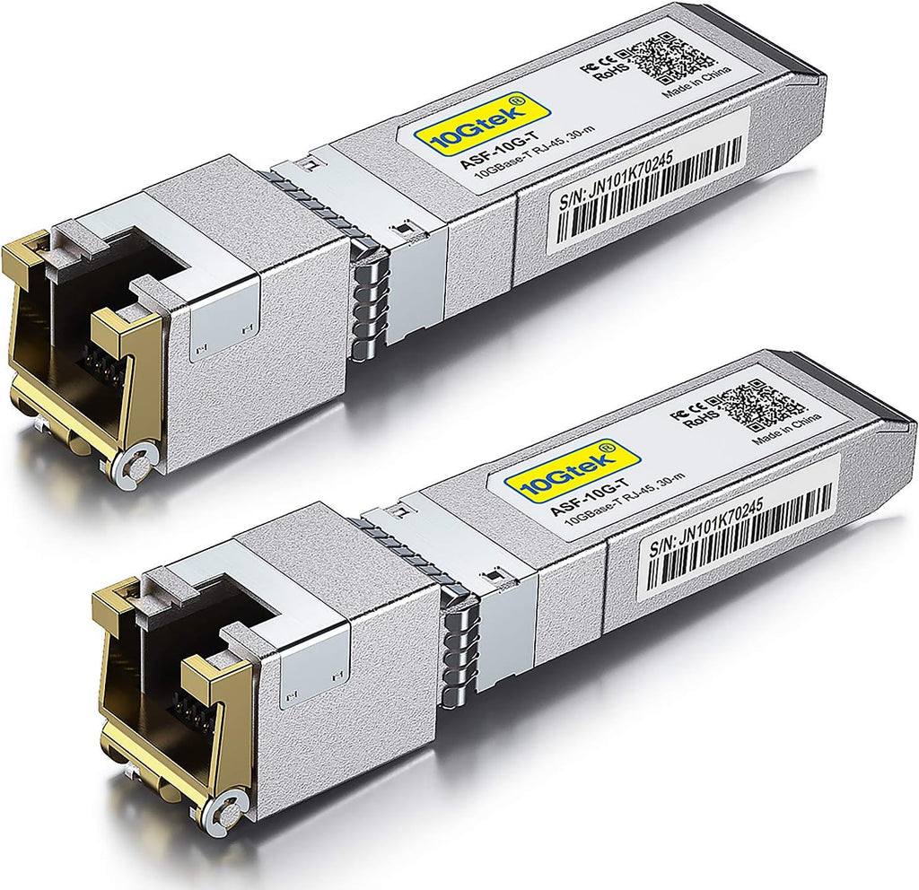 10GBase-T SFP+ Transceiver, RJ-45 SFP+ CAT.6a, up to 30 meters G8492