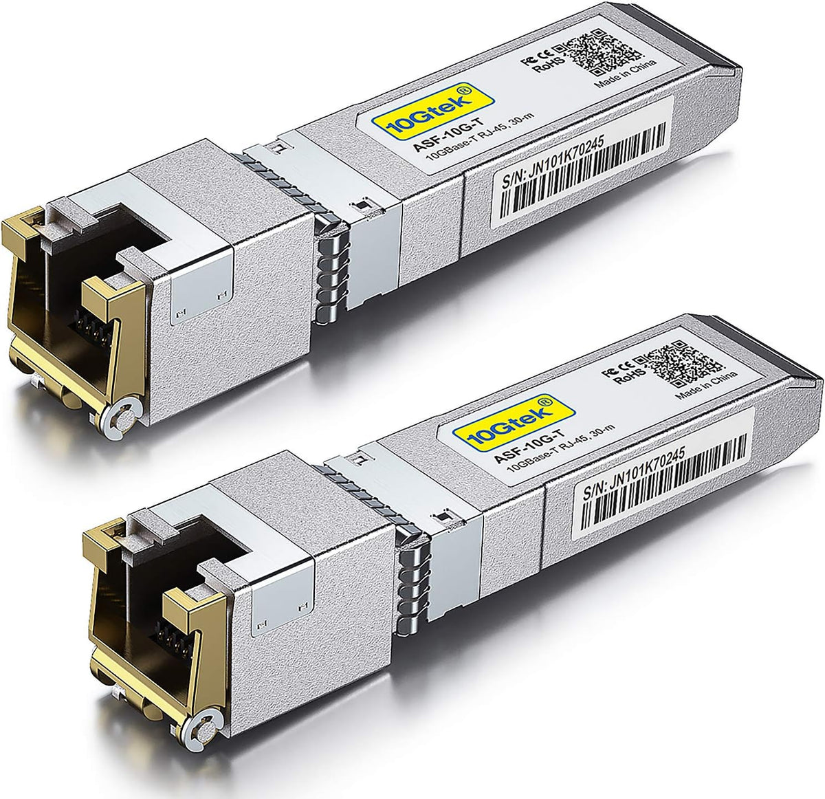 10GBase-T SFP+ Transceiver, RJ-45 SFP+ CAT.6a, up to 30 meters G8492