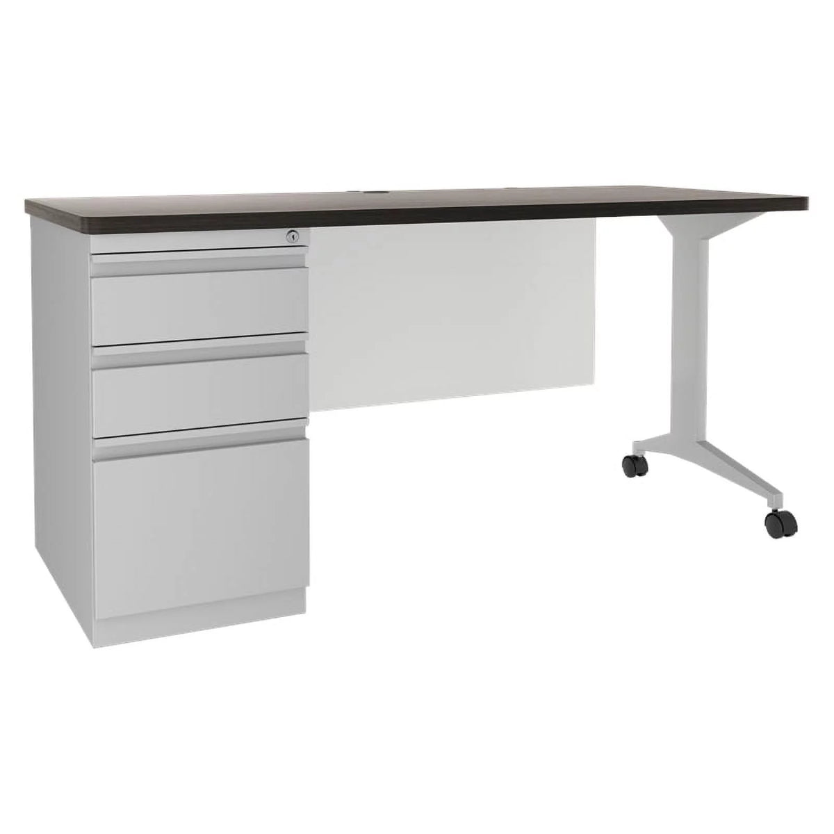 Modern Metal Teacher's Desk U7122