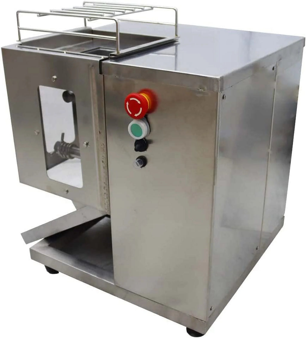 Commercial Shredded Meat Slicer with 10mm Blade Stainless Steel B871937