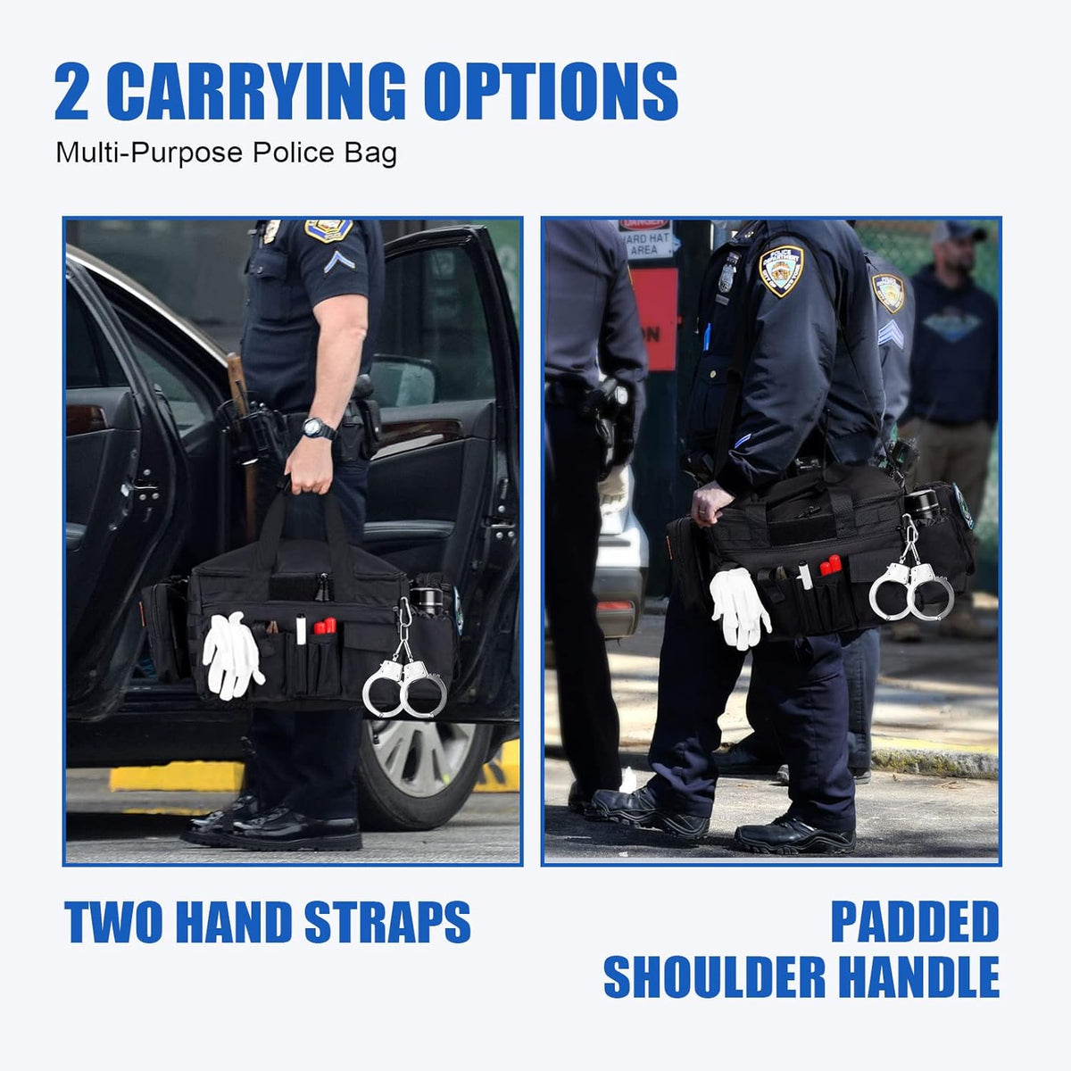 Police Tactical Bag Front Seat Patrol Organizer K511