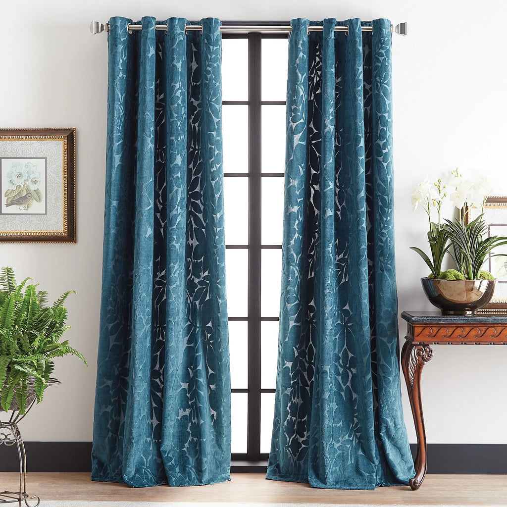 Velvet 2 Piece Light Filtering Curtain Set E34065
