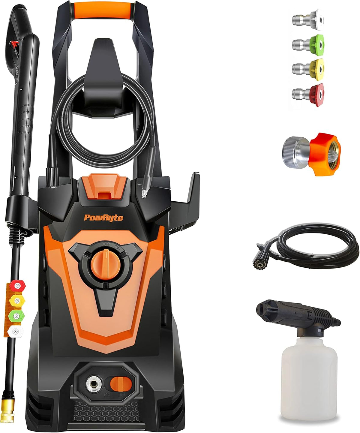 2200 PSI 2.0 GPM Electric Pressure Washer with 4 Nozzles Foam Cannon X62083