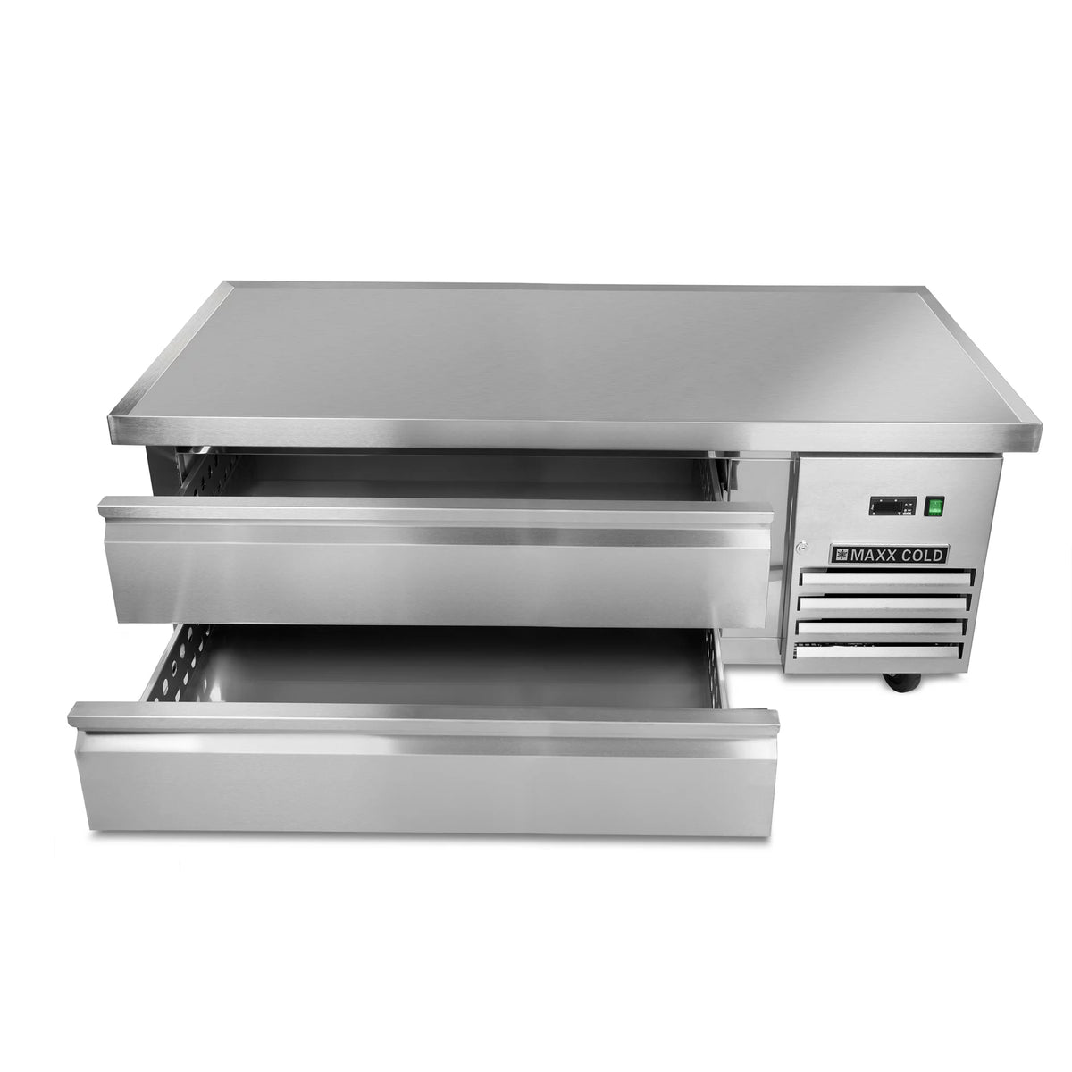 Two-Drawer Refrigerated Chef Base, 62"W, 8.8 cu. ft., Stainless Steel N60911