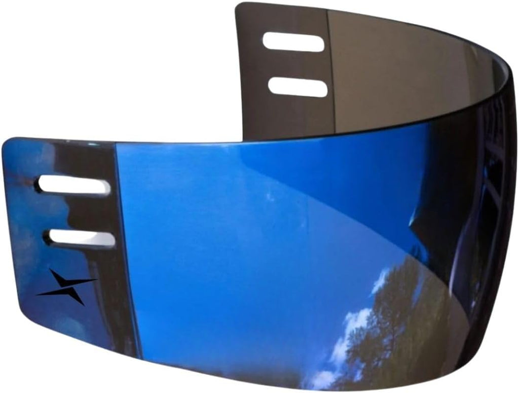 Blue Mirrored Anti-Scratch Anti-Fog Hockey Helmet Visor L109968