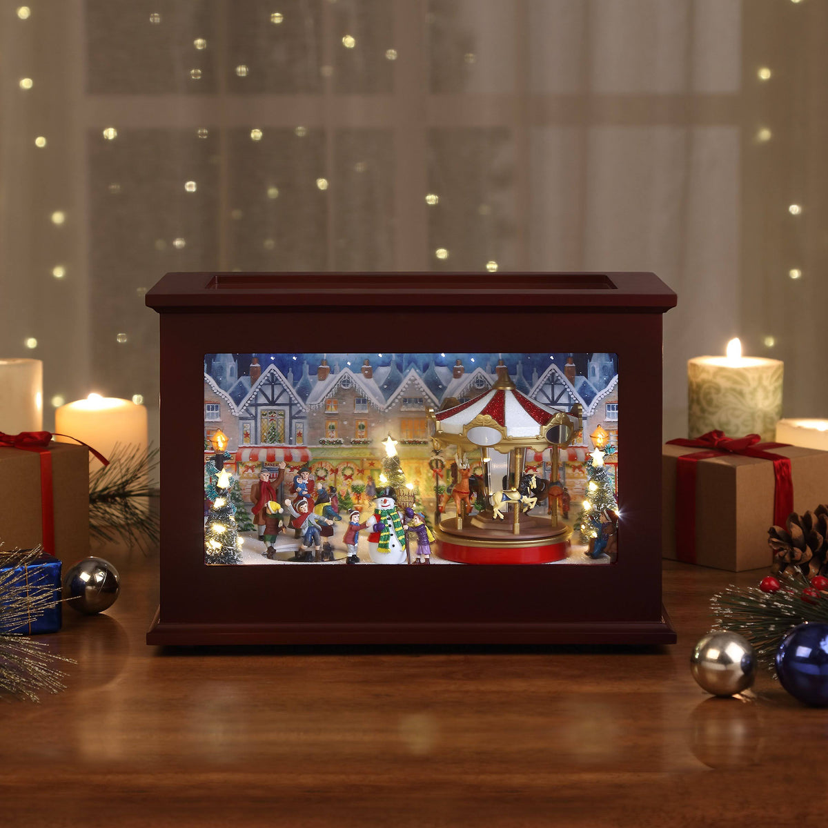 Heirloom Christmas Music Box Y66653
