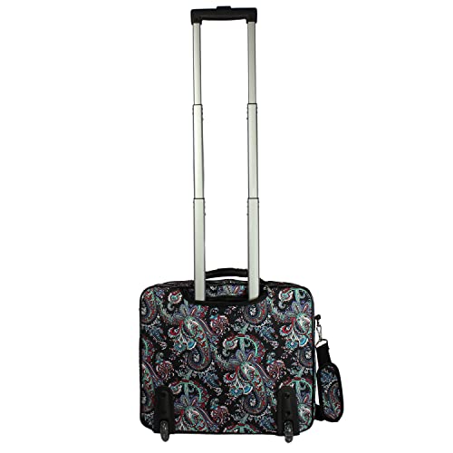 Women's Fashion Print Rolling 17" Laptop Case A380439
