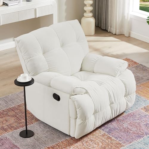 Yellow Soft Fabric Swivel Rocker Recliner Chair J93600