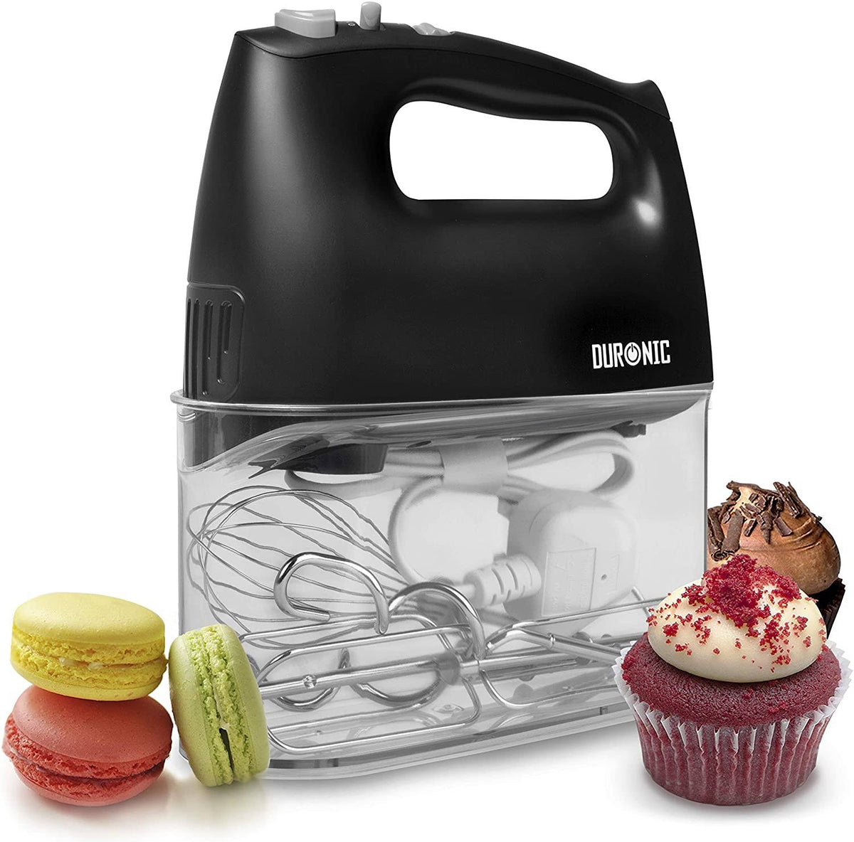 400W 5 Speed Electric Hand Mixer with 5 Attachments D671