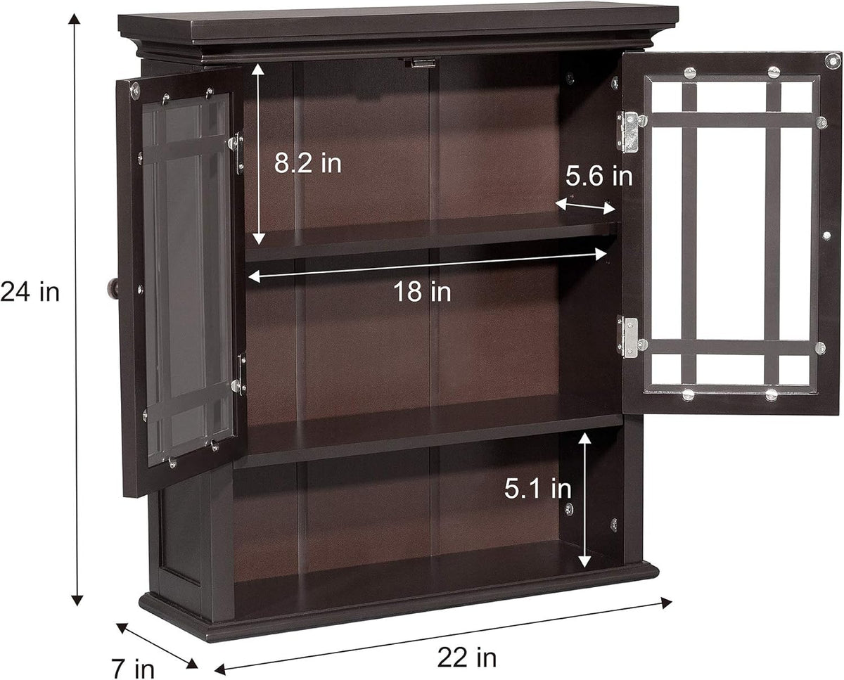 Wall Cabinet with 2-Door and Shelf X8111