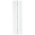 24 in. x 80 in. White Painted Composite MDF Closet Bi-Fold Door U11033