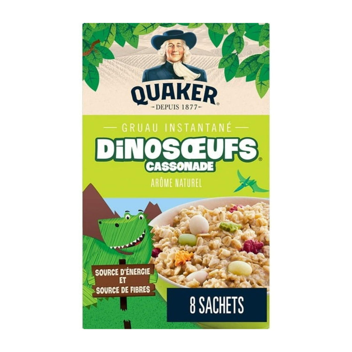 Dino Eggs Brown Sugar Instant Oatmeal, 10.7 oz (Pack of 2) C234019