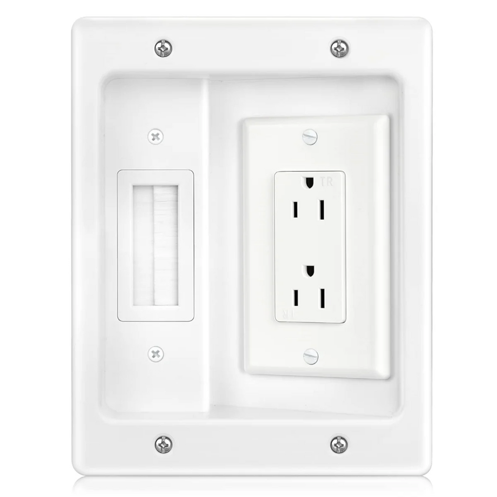 Recessed Outlet Box Cable Management Kit 15A 125V X137803