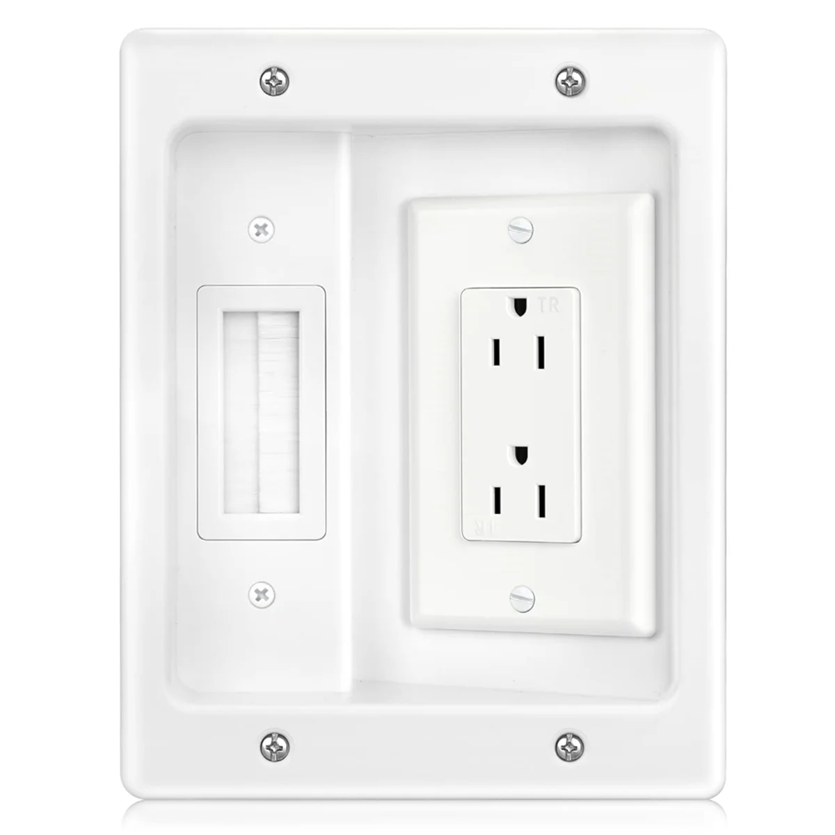 Recessed Outlet Box Cable Management Kit 15A 125V X137803