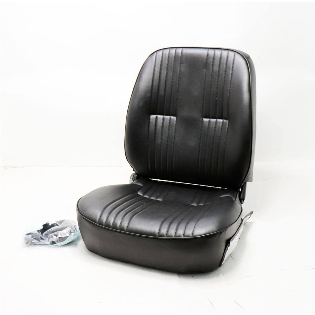 Lowback Black Vinyl Right Recliner Seat K535433