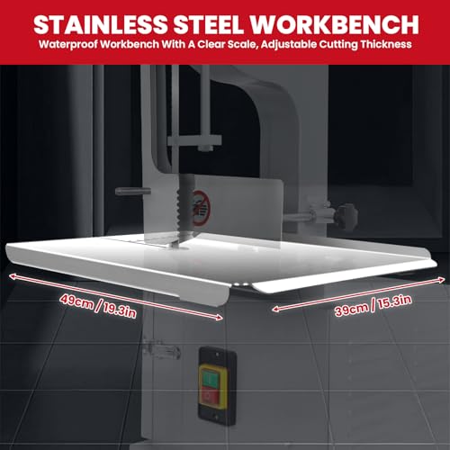 Stainless Steel Electric Meat Bone Saw with 6 Blades O487221
