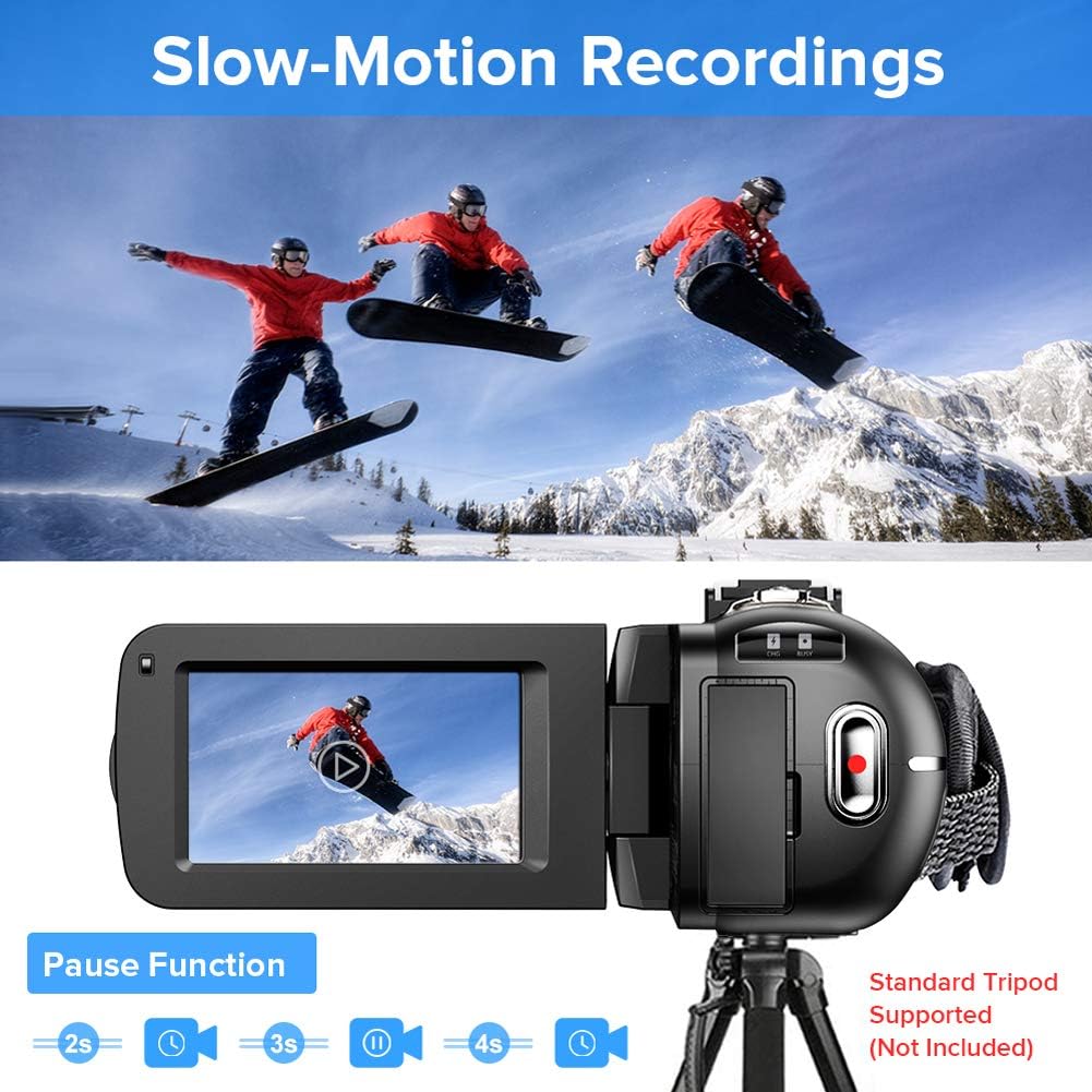 2.7K Ultra HD Digital Video Camera with Microphone W89978