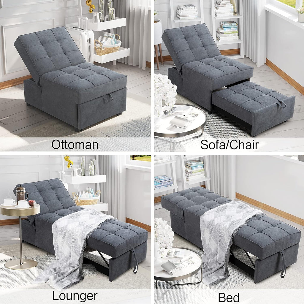 Convertible Chair Sofa Bed with Adjustable Backrest X9226