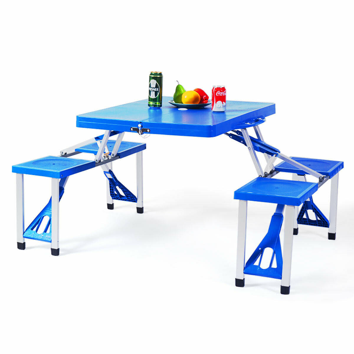 Folding Camping Table and Bench Set I1537